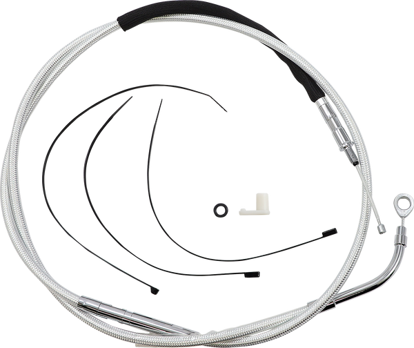 High-efficiency Braided Sterling Chromite Ii® Clutch Cable Silver, 1, nordicamoto.ro