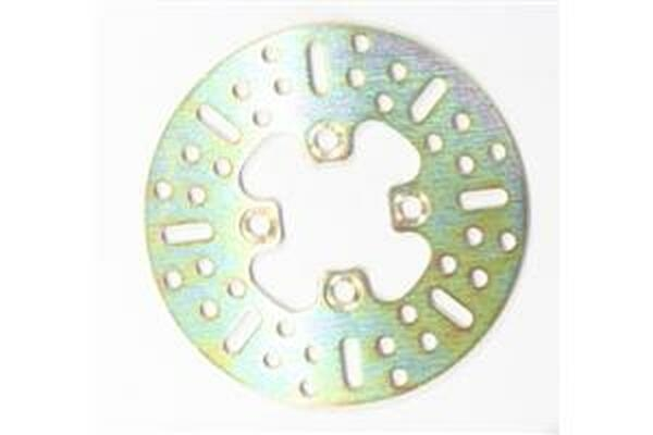 Round D-series Fixed Offroad Brake Rotor Gold, Polished Steel, Stainless Steel, Zinc, 1, nordicamoto.ro