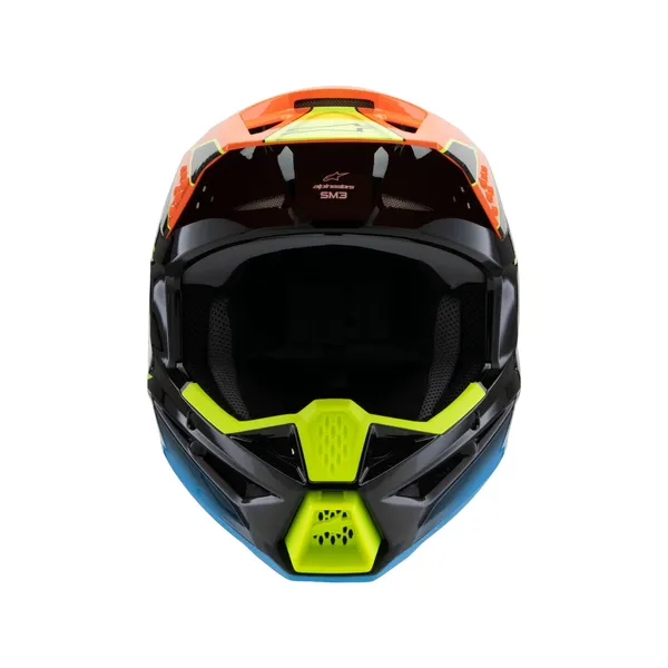 Casca Copii Alpinestars S-M3 Fray Black/Blue/Orange/Yellow-2