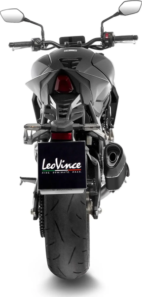 Tobă de eșapament LeoVince LV-14 R Black Edition Slip-On pentru Honda CB1000 Hornet, 4, nordicamoto.ro