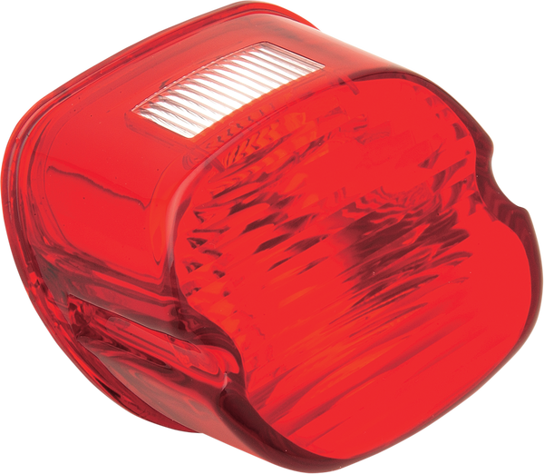 Laydown Taillight Lens With Top Tag Window Red, 2, nordicamoto.ro