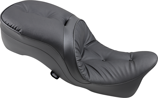 Backrest Compatible 2-up Leather Touring Seat Black, 5, nordicamoto.ro