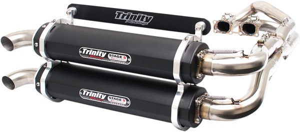 Stage 5 Dual Exhaust System Black, 1, nordicamoto.ro