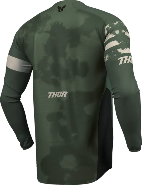 Launchmode Bleach Jersey Green, Black -2