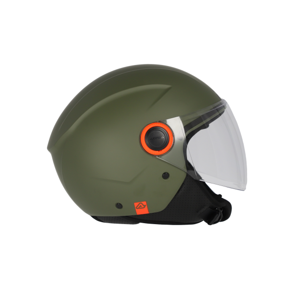 Casca Jet Acerbis Brezza Verde Militar XL-3