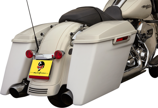 4(r) Extended Saddlebags White, Gel Coat, 2, nordicamoto.ro