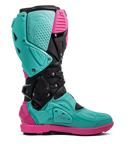 Cizme Sidi Crossfire 3 SRS Black/Mint/Pink-2
