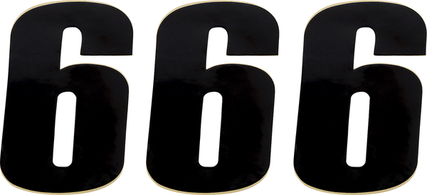 Vinyl Race Numbers Black, 1, nordicamoto.ro