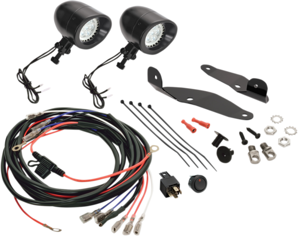 Driving Lights Mini Led B Black Satin, 1, nordicamoto.ro