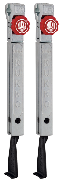 2 Narrow, Quick Adjusting Jaws (pair) - Series 3-p Black, Red, Silver, 1, nordicamoto.ro