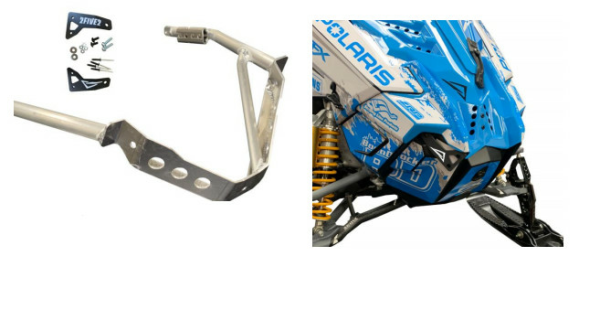 Skinz Ghost Front Bumper 2016-2020 Polaris AXYS "Bumperless" Alum., 1, nordicamoto.ro