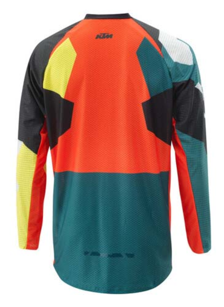 Tricou KTM Gravity-FX Yellow/Green/Orange/Black-0