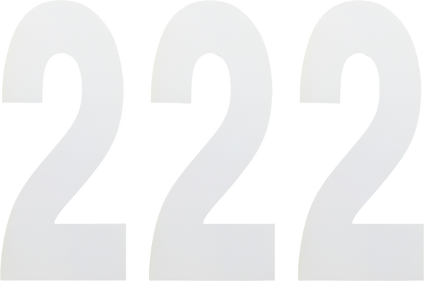 Standard Numbers White, 1, nordicamoto.ro