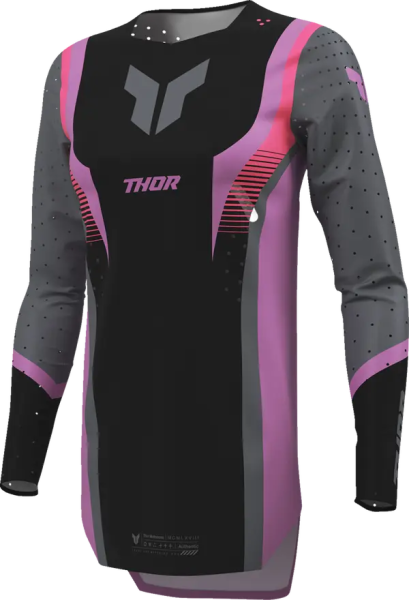 Womens Sportmode Velocity Jersey Purple, Black -5