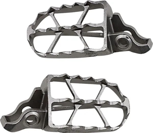 MOOSE RACING Nd Series Footpegs Silver 