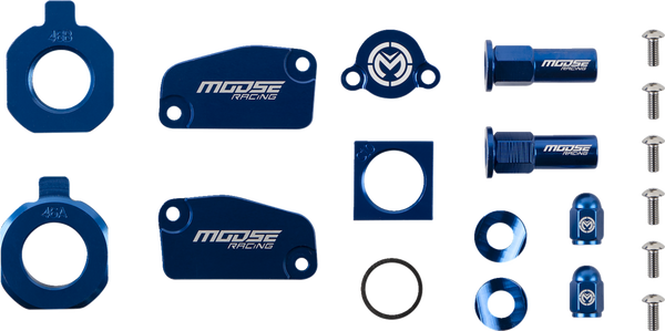 MOOSE RACING Bling Pack Kit Blue, Anodized, 1, nordicamoto.ro