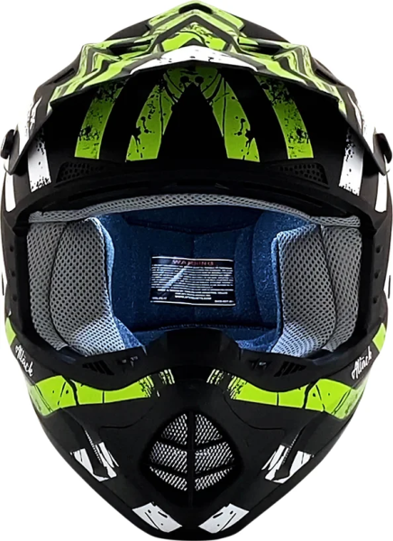 Casca AFX FX-17 Attack Black/Green L, 2, nordicamoto.ro