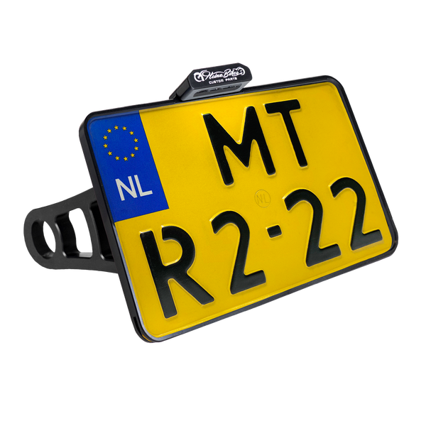 License Plate Side Mounts White, 1, nordicamoto.ro