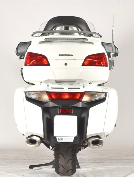 Rectangular Mufflers Stainless Steel Honda Goldwing 1800 Polished, Stainless Steel, 1, nordicamoto.ro