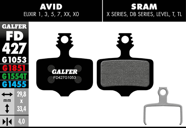 G1053 Standard Brake Pads, 1, nordicamoto.ro