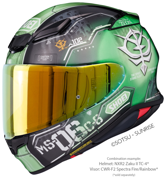Casca integrala SHOEI NXR2 ZAKU II TC-4 Verde XL-6
