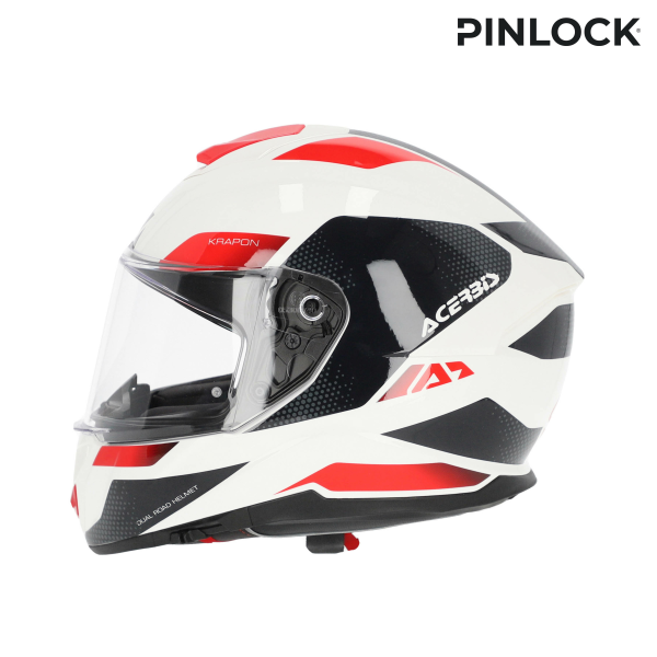 Casca Integrala Acerbis Krapon 22-06 Alb/Rosu XXXL-1