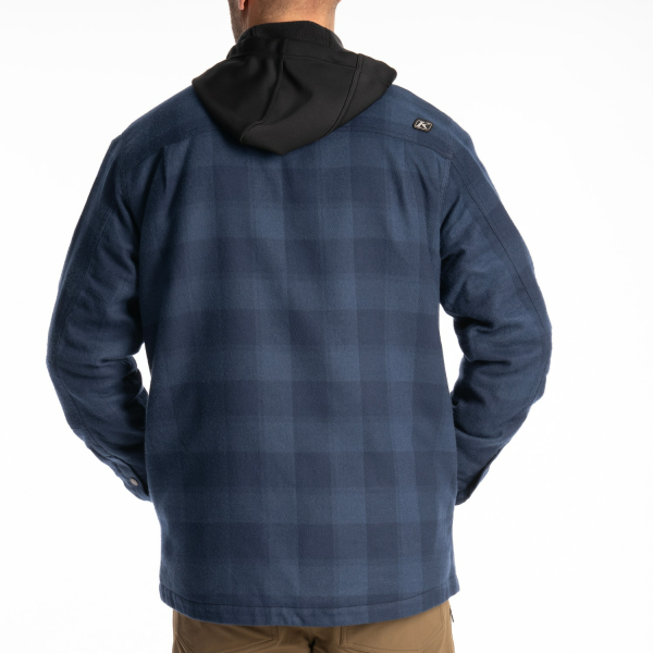 Geaca Klim Targhee Fleece Lined Flannel Dress Blues - Black-15