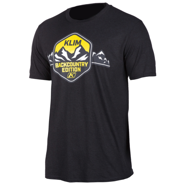 Tricou Klim Backcountry Edition SS T Black/Yellow-1