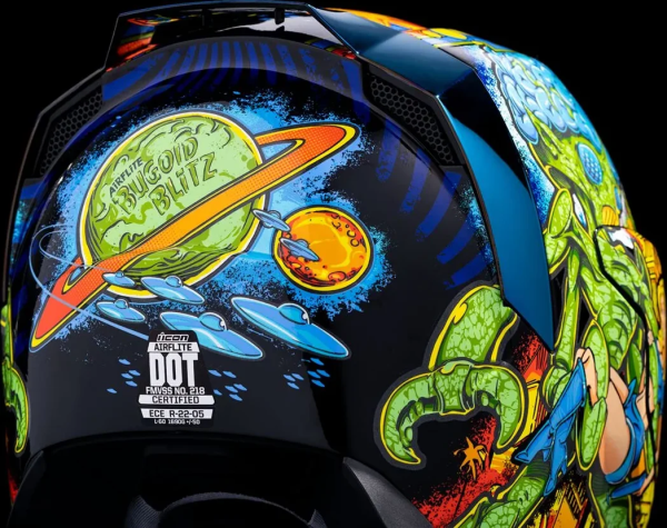 Casca Icon Airflite Bugoid Blitz Multicolor/Blue-14