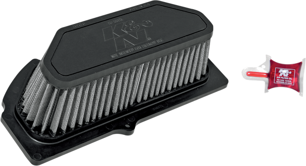 Sportbike Race-spec High-flow Air Filter Black, Silver, 1, nordicamoto.ro