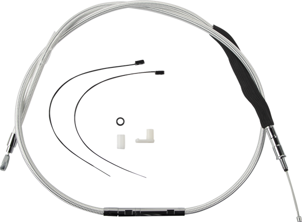 High-efficiency Braided Sterling Chromite Ii® Clutch Cable Silver, 1, nordicamoto.ro