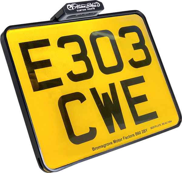 License Plate With Taillight Black, 1, nordicamoto.ro
