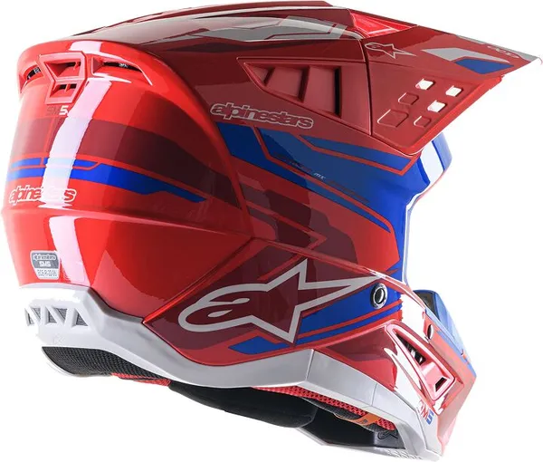 Casca Alpinestars Supertech M5 Action Red/Blue-0