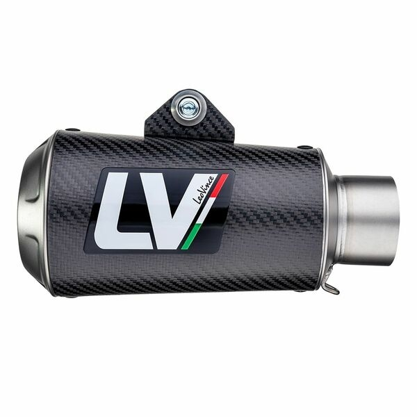Lv-10 Carbon Slip-on Muffler Silver, Matte Black, 2, nordicamoto.ro