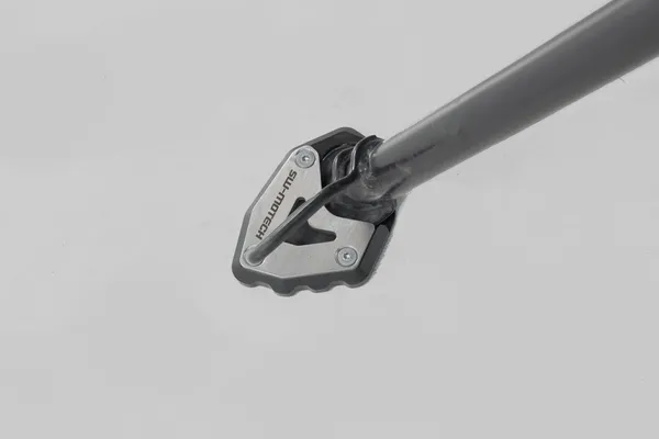 Sidestand Foot Extension Black, Silver-1