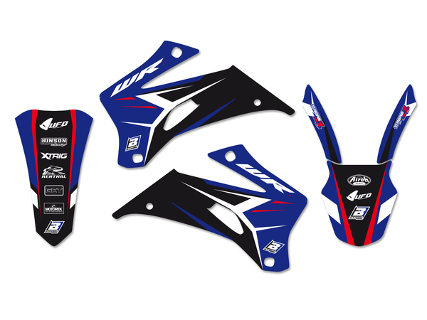 Set grafic Dream 4 – Negru, Albastru, Alb, 2, nordicamoto.ro