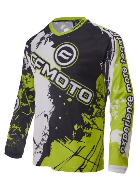 TRICOU RIDING MX/ENDURO CFMOTO D – NEGRU/VERDE, 6, nordicamoto.ro