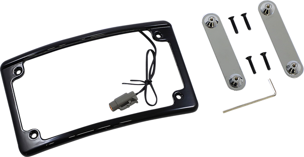 Radius Led License Plate Frame For Cvo White, 1, nordicamoto.ro