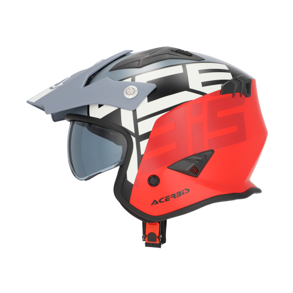 Casca Jet Acerbis Aria Sport Gri/Rosu XXL-6