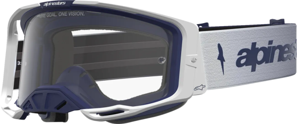 Vision 8 Amber Goggle White, Blue, 1, nordicamoto.ro