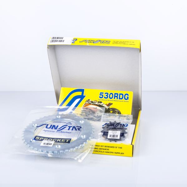 Standard Chain & Sprocket Kit Raw 530, 1, nordicamoto.ro