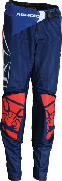 Pantaloni Copii MOOSE RACING Agroid Blue/Red/White-3