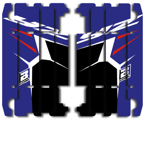 Rad Louver Decals Black, Blue, White, 1, nordicamoto.ro