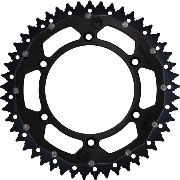 MOOSE RACING Pinion dublu negru, 1, nordicamoto.ro