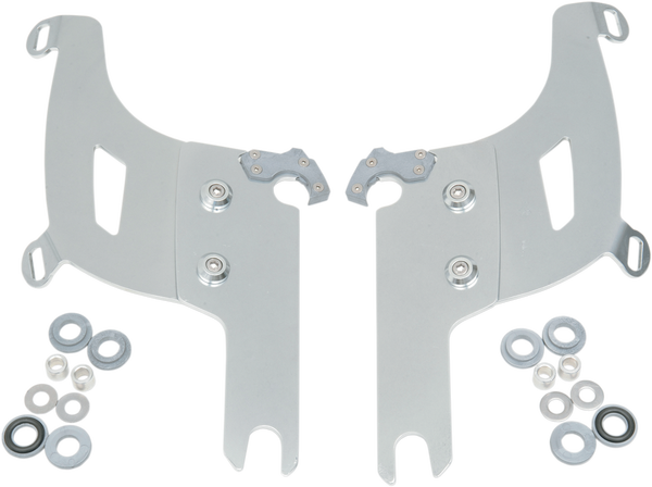 Bullet Fairing Trigger-lock Hardware Kit Silver, 1, nordicamoto.ro