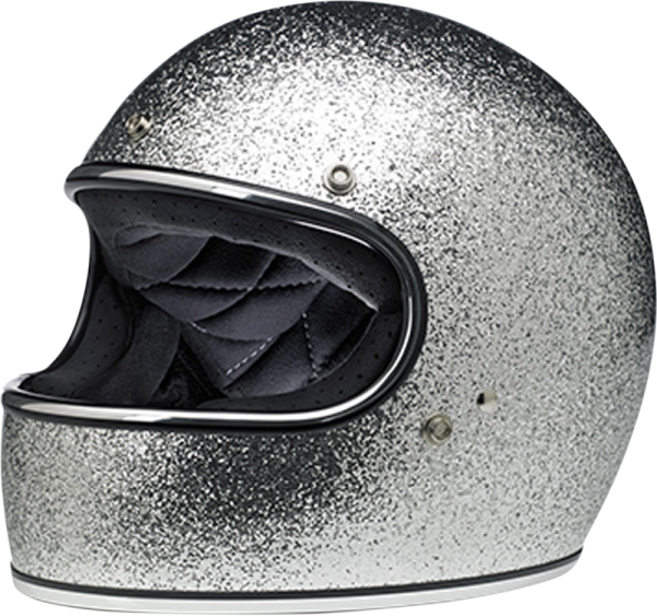 Gringo Full Face Helmet Brite Silver Megaflake Medium Silver M, 1, nordicamoto.ro