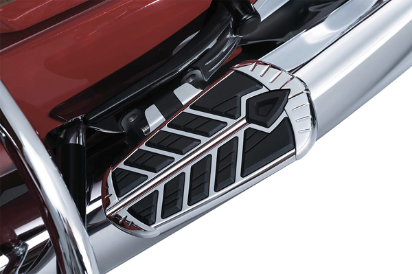 Spear Driver And Passenger Floorboard Inserts Silver, 2, nordicamoto.ro