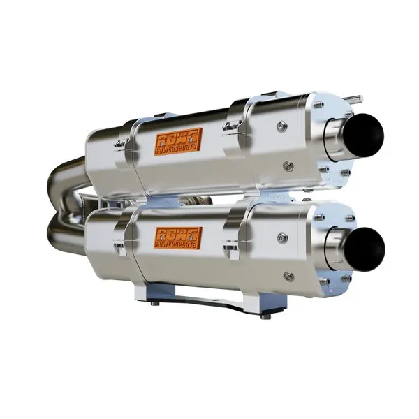 Apx Aluminium Slip-on Muffler Aluminum, Stainless Steel-0