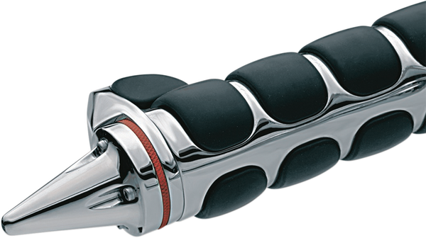 Stiletto Handlebar End Cap Silver, 2, nordicamoto.ro