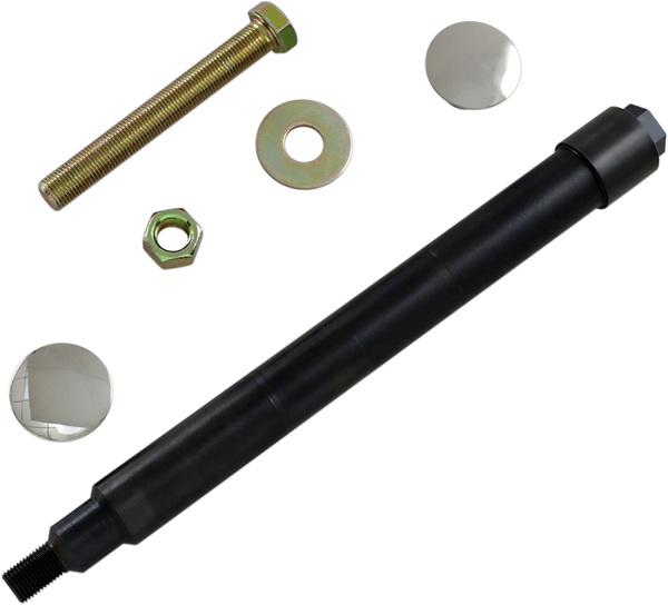 Flush-mount Front Axle Black, Silver, 1, nordicamoto.ro